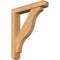 Ekena Millwork Funston Craftsman Smooth Bracket w/ Offset Brace, Western Red Cedar, 5 1/2"W x 30"D x 36"H BKT0604X30X36FST04SWR - alternate 1